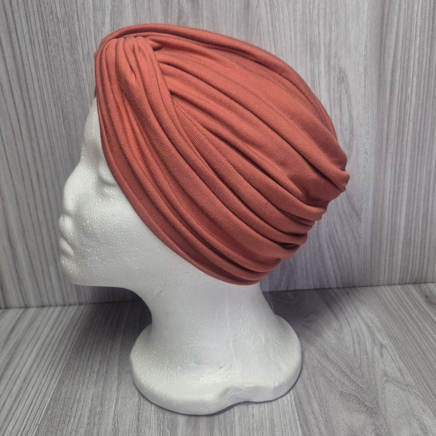 Bamboo Turban - Dusty Terracotta