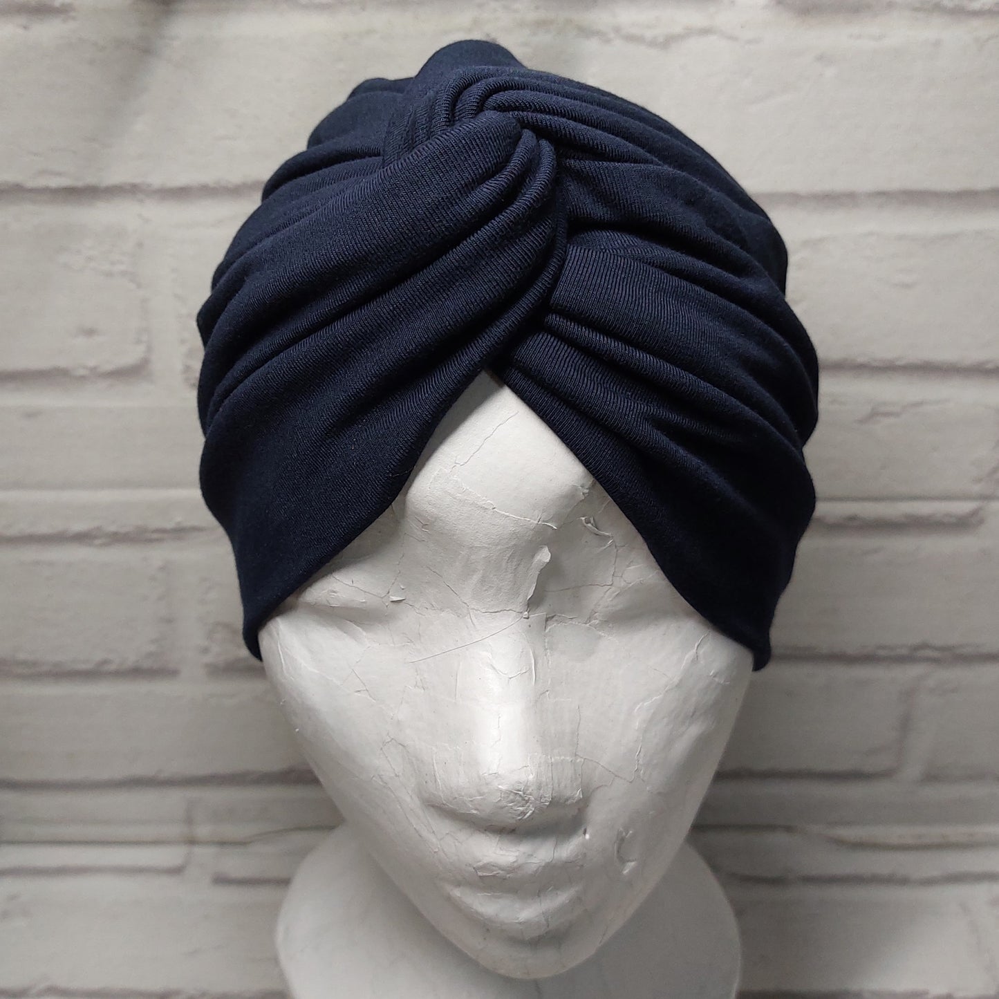 Bamboo Turban - Navy