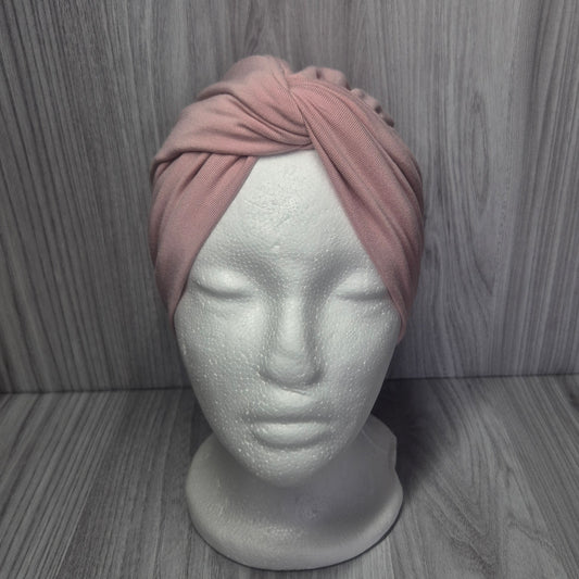 Bamboo Turban - Nude